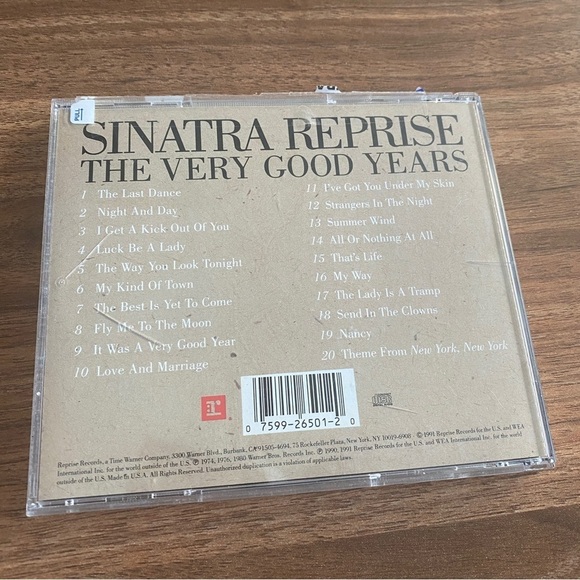 1991 Frank Sinatra - Sinatra Reprise The Very Good Years CD - Picture 6 of 10